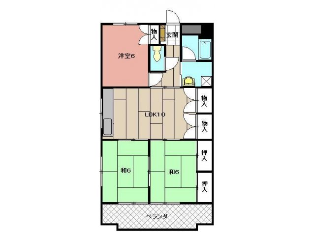 MDIマンション中原東 間取り