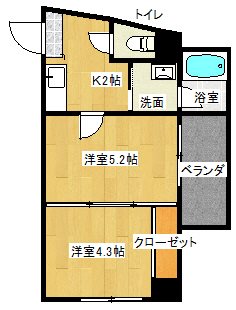 ノースステイツ浅生  間取り