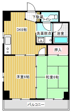 メゾン林  間取り