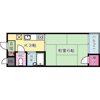 シャトレ天神 間取り