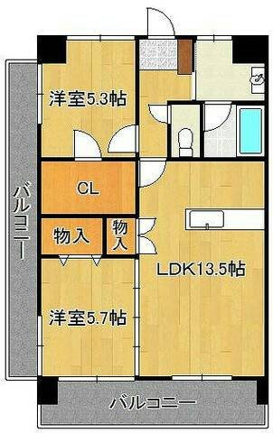 ザ・ヒルズ戸畑 間取り