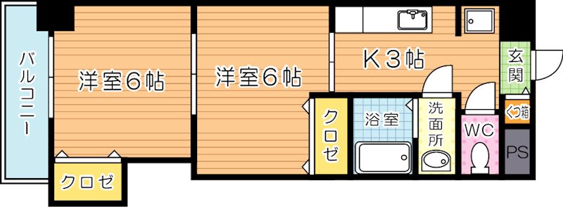 Hamiel九工大前 間取り