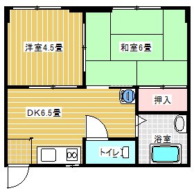 コスモハイツマミ 間取り