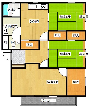 星和コーポ 間取り