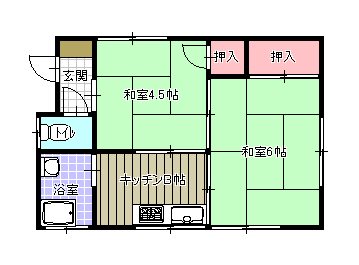 梶原アパート 間取り