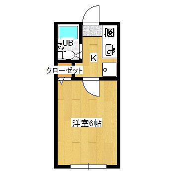 ホワイトハイツ七条 間取り