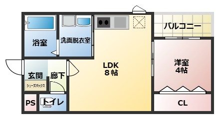 Cotto九工大前 間取り