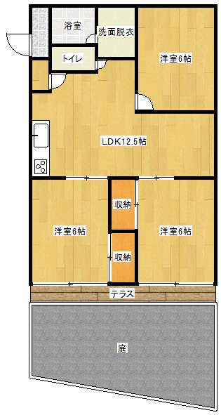 天籟寺川スカイマンション 間取り