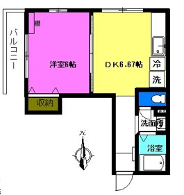 フェリーチェＩ 302号室 間取り