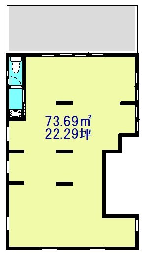 小田島貸事務所・店舗 間取り