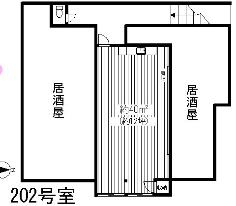 市川ビル 202号室 間取り