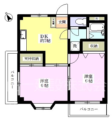 キャッスルウィスタリア 305号室 間取り