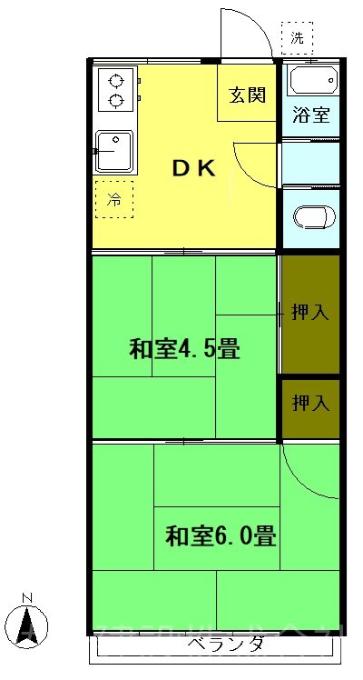 清水荘 間取り図
