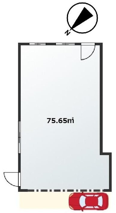 元郷１丁目貸倉庫１階 間取り