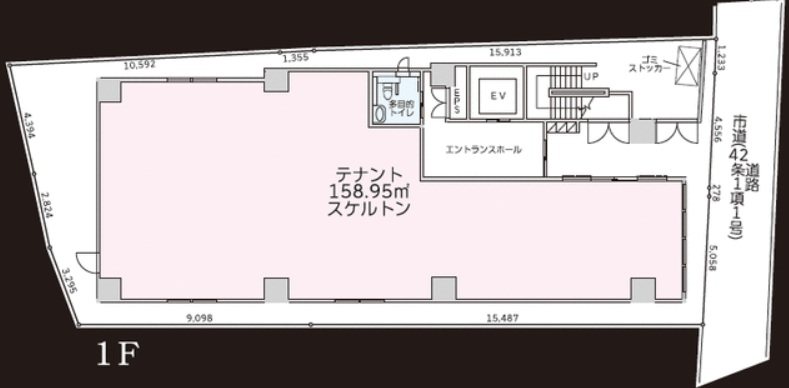 川口市栄町３丁目　貸店舗 間取り