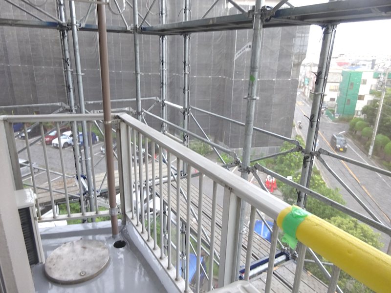 青木町ハイツ2号棟 ベランダ