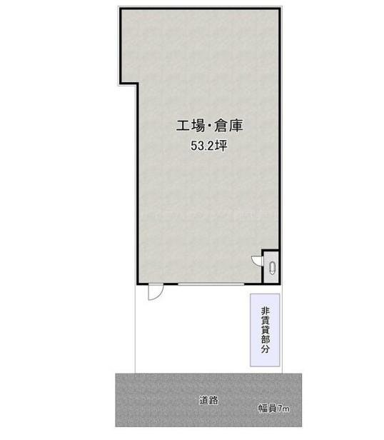 中青木2丁目 倉庫 間取り