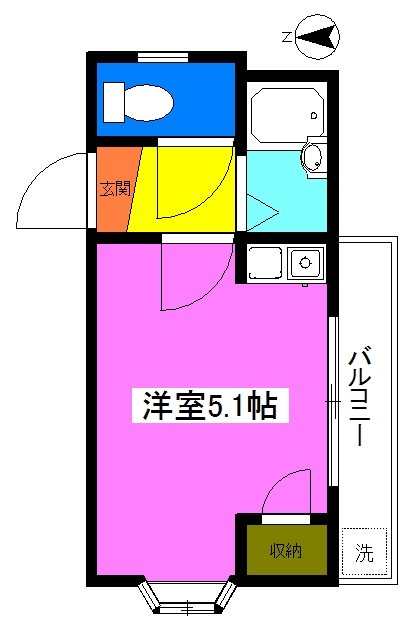グリーンローヤル 202号室 間取り