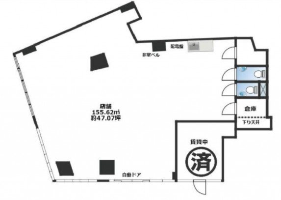 イーストコート101 101号室 間取り