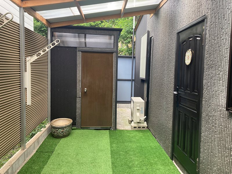 金山町貸家2 ベランダ