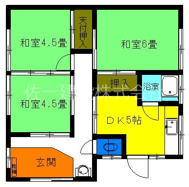 豊栄荘 101号室 間取り
