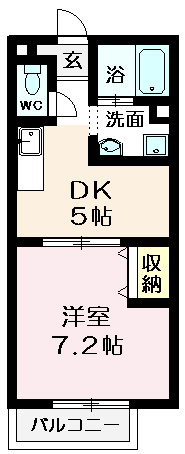 メゾンドフランシスカ 間取り