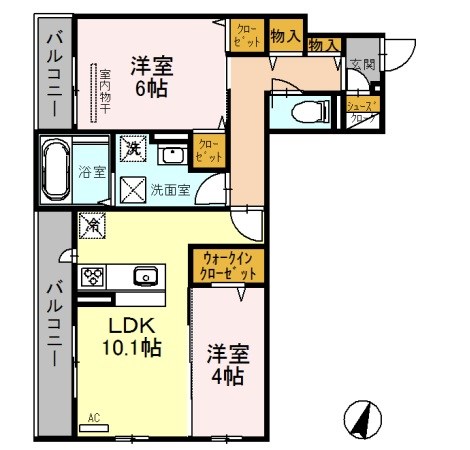 ヴィア・ラッテア 間取り