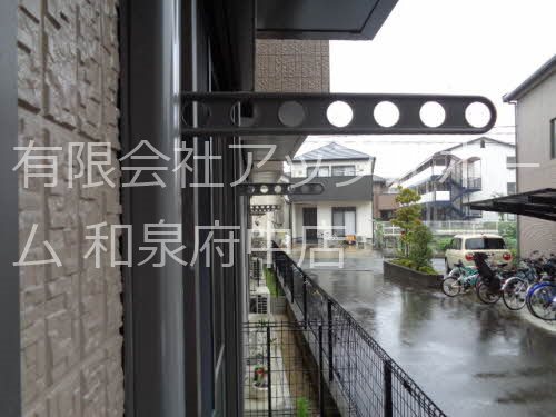 ハイム穴師の里 ベランダ