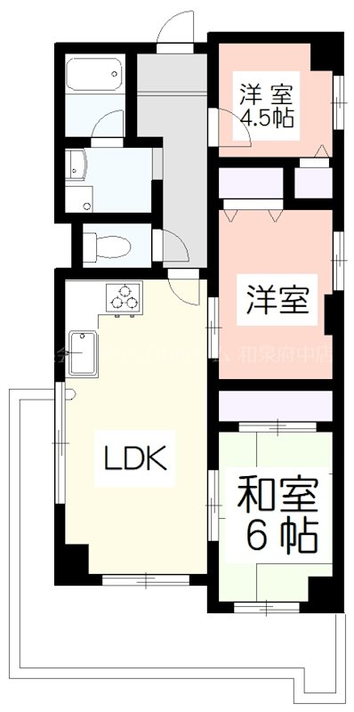 グランディール和泉 間取り