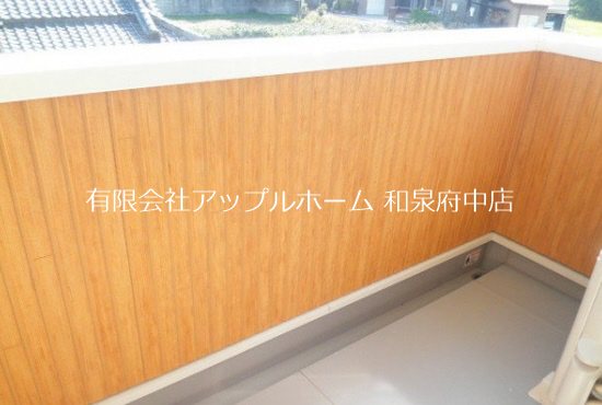 セゾンフルール ベランダ