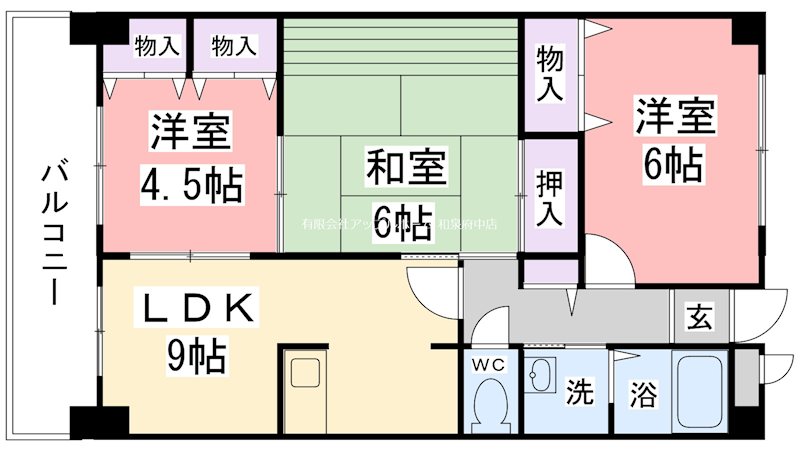 パルティール小柴 間取り