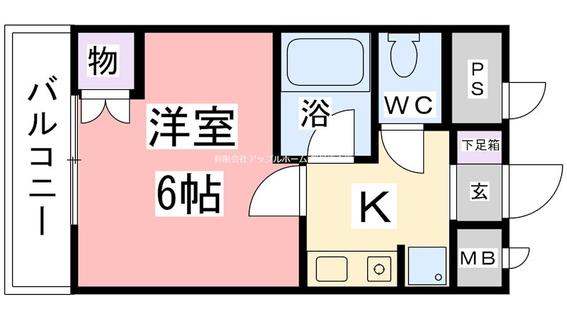 ファミール北豊中 間取り