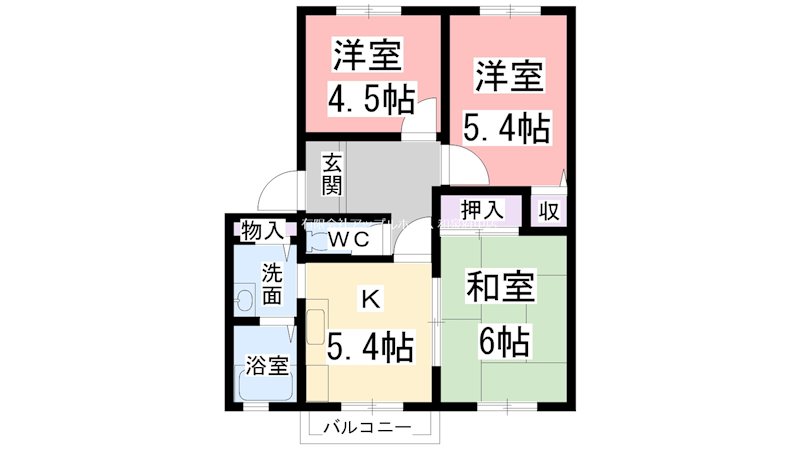 ロジュマンイズミC棟 間取り