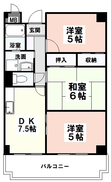 リヴェールド和泉 間取り