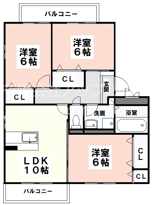 クレールＥ 間取り