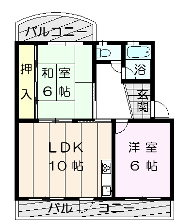 寿ハイツ 間取り