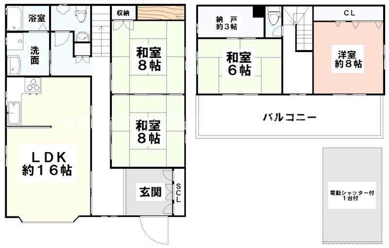 北豊中戸建て 間取り
