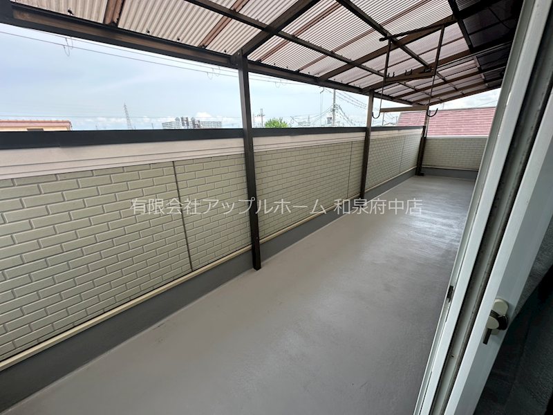 北豊中戸建て ベランダ