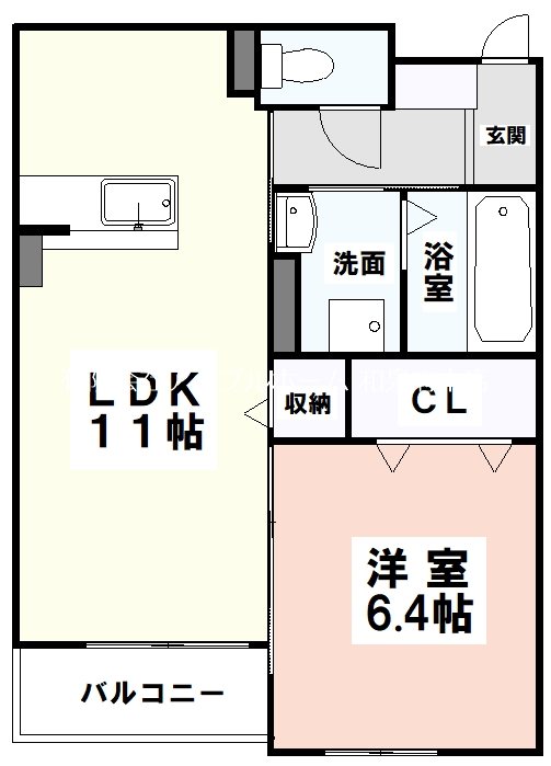 シャルール・メゾンⅡ 間取り