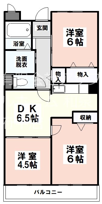 ブランドール板原 間取り