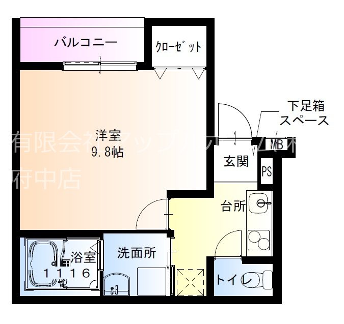フジパレス和泉葛の葉 間取り