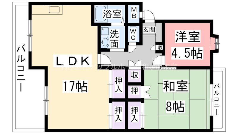 オークハイツ2 間取り