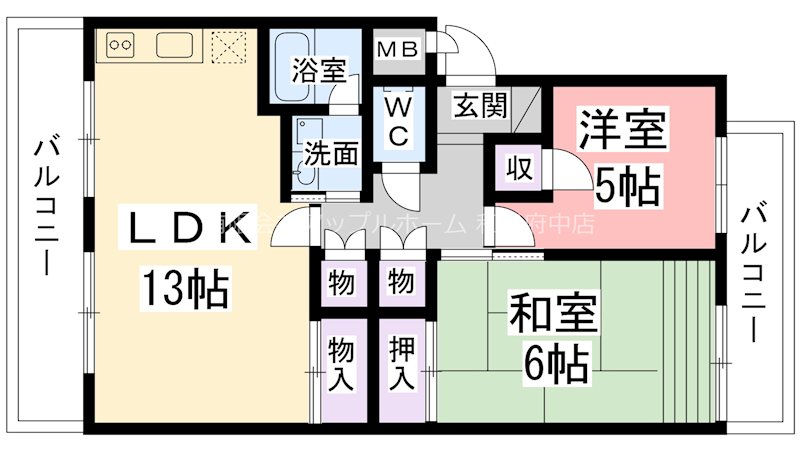 オークハイツ 間取り