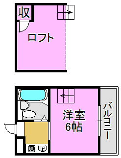 スリーテンロフト 間取り図