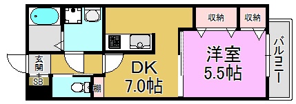 ケーティーハイツ 間取り図