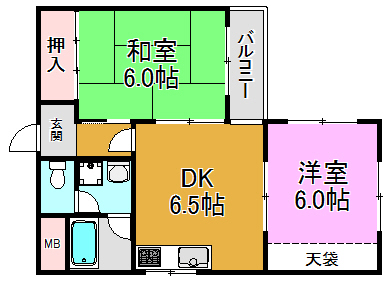 Growth Pacific長田 間取り図