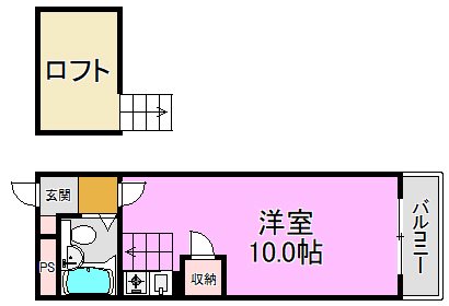 サニーヴェルデ田中 間取り図