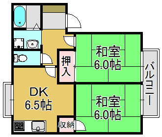 サニーハイツ 間取り図