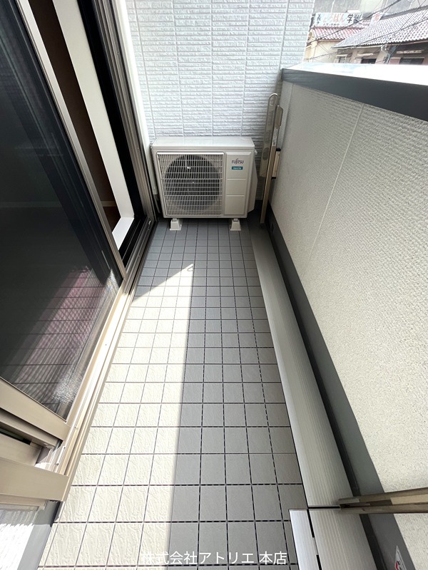 シャーメゾン　リュエル八戸ノ里 ベランダ