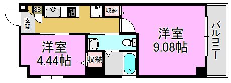 グランシアター高井田 間取り図